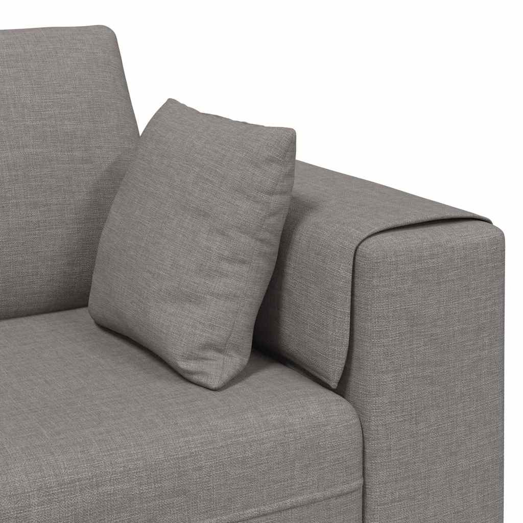 Stof Sofa Med Pude Gråbrun 208 Cm Stof - Billede 7