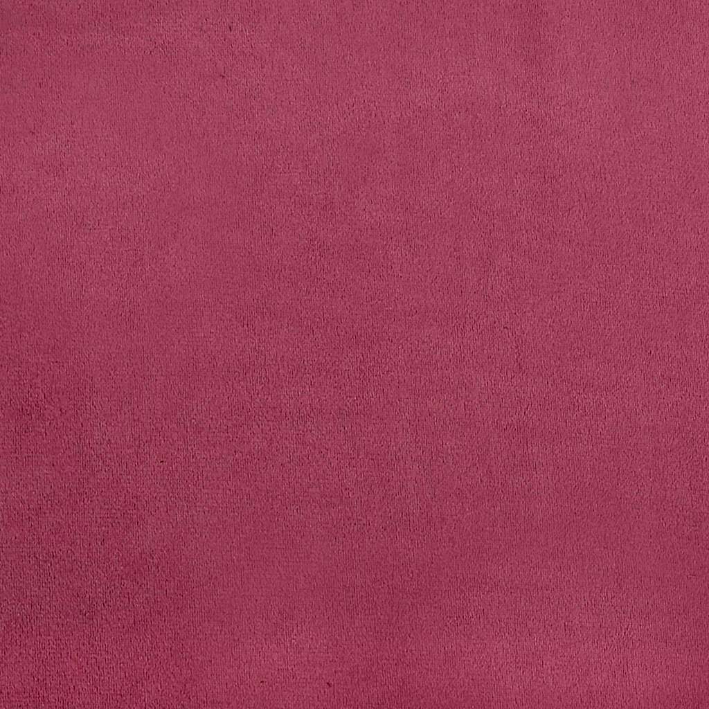 Fløjls Sofa Med Pude Vinrød 208 Cm Fløjl - Billede 8