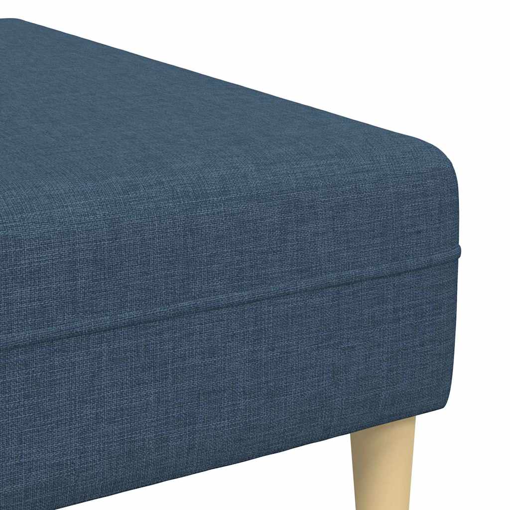 Stof Sofa Med Pude Blå 208 Cm Stof - Billede 8