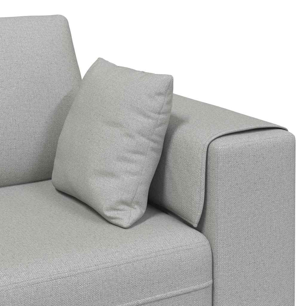 Stof Sofa Med Pude Skygrå 208 Cm Stof - Billede 7
