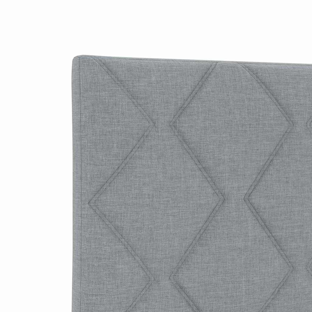 Stofseng Gavl Geometric Med Hovedgærde Lysegrå 90 Cm Stof - Billede 6