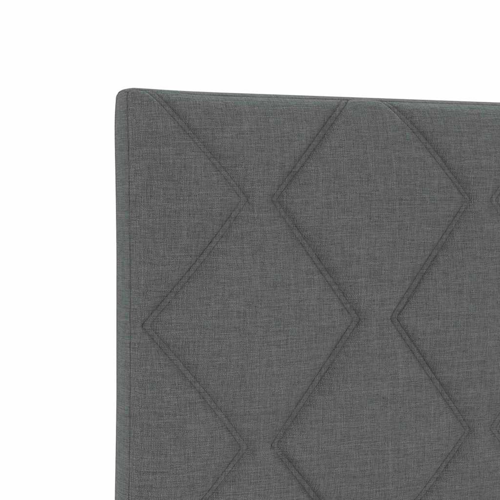 Stofseng Gavl Geometric Med Hovedgærde Mørkegrå 90 Cm Stof - Billede 5