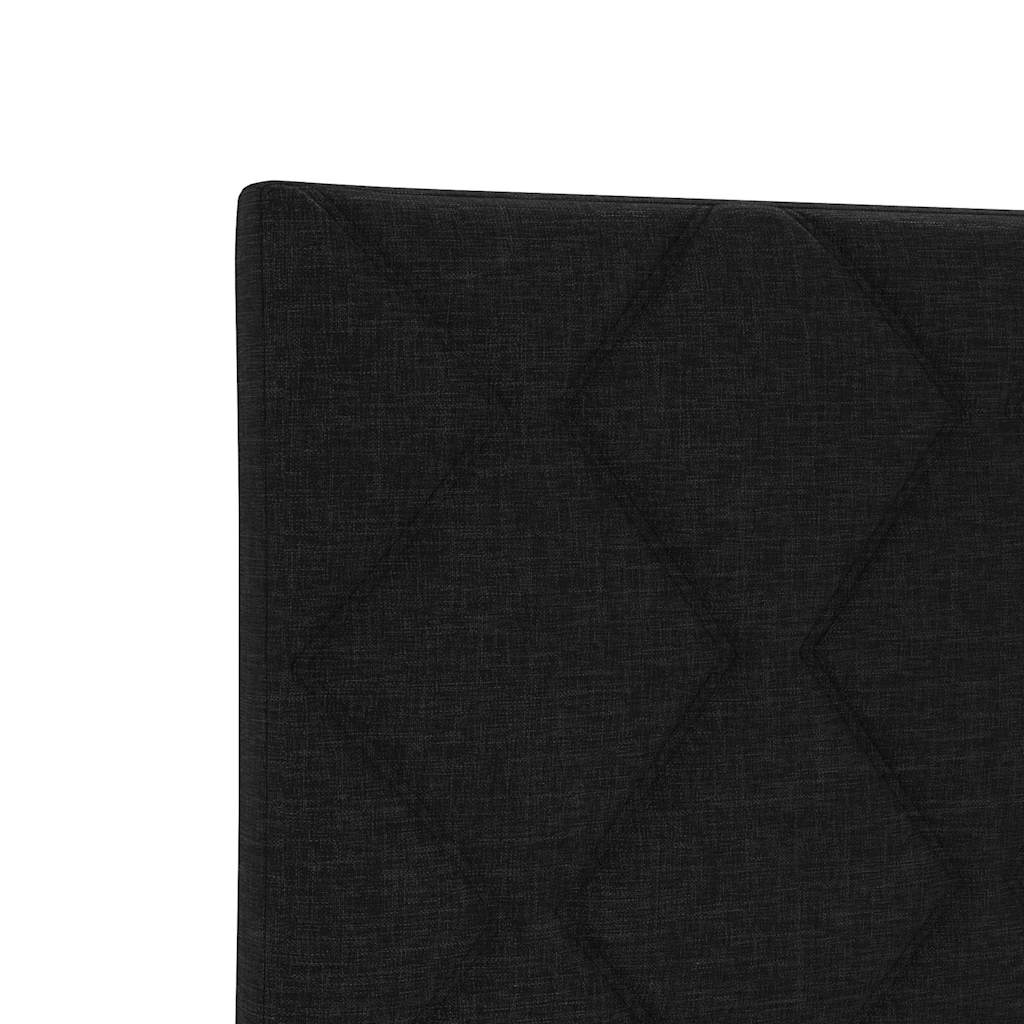 Stofseng Gavl Geometric Med Hovedgærde Manuel Sort 90 Cm Stof - Billede 6