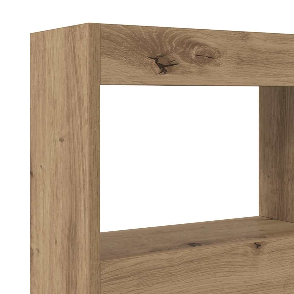 Hovedgærde Kabinet Med Led Artisan Eg 121 17 102 Cm - Billede 9