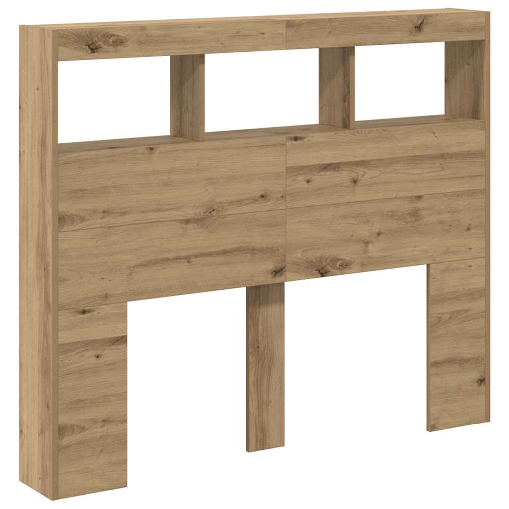 Hovedgærde Kabinet Med Led Artisan Eg 121 17 102 Cm - Billede 5