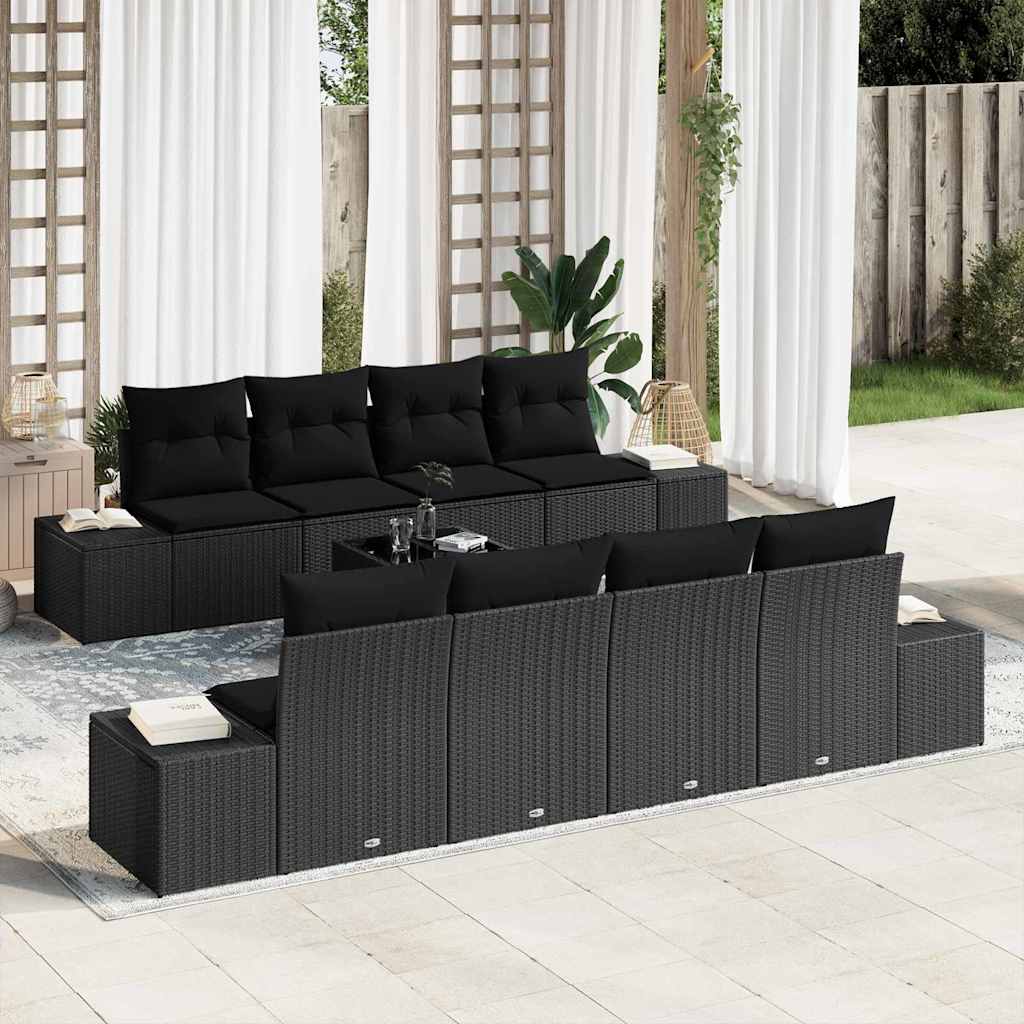 Havesofa Sæt Med Pude 7 Dele Polyrattan - Variant 3346993