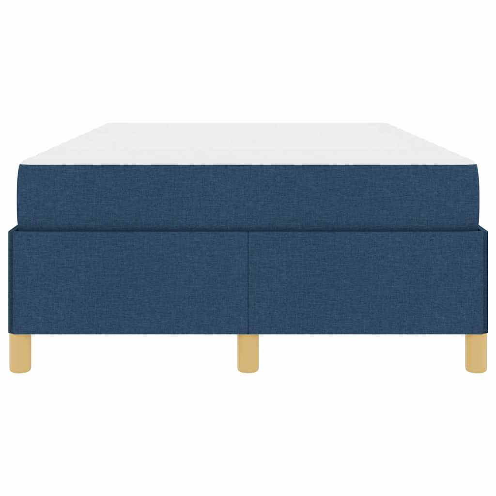 Box Spring Seng Med Madras Blå 120 X 190 Cm Stof - Billede 6