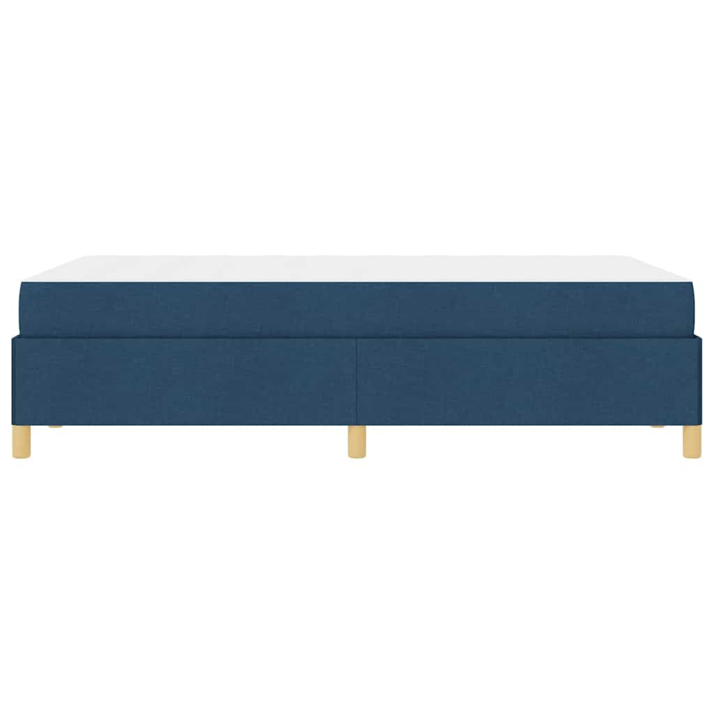 Box Spring Seng Med Madras Blå 120 X 190 Cm Stof - Billede 7