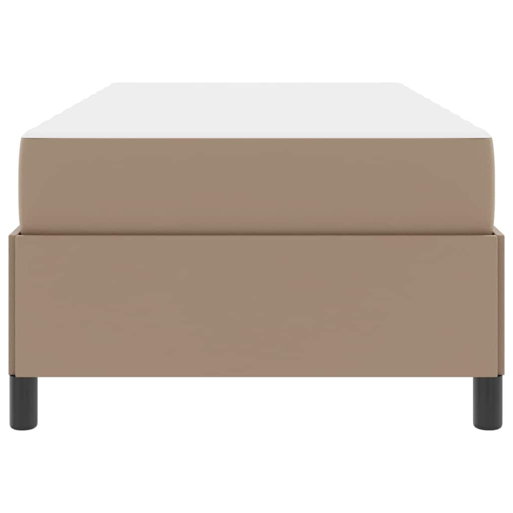 Sengeramme Med Madras Cappuccino 90 X 190 Cm Kunstlæder - Billede 6