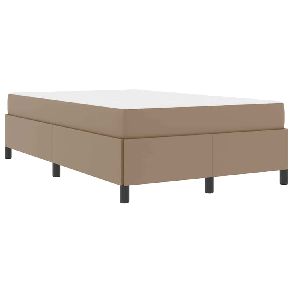 Sengeramme Med Madras Cappuccino 120 X 190 Cm Kunstlæder - Billede 2
