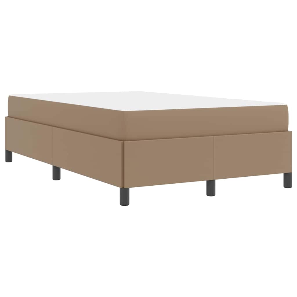 Sengeramme Med Madras Cappuccino 120 X 190 Cm Kunstlæder - Billede 8