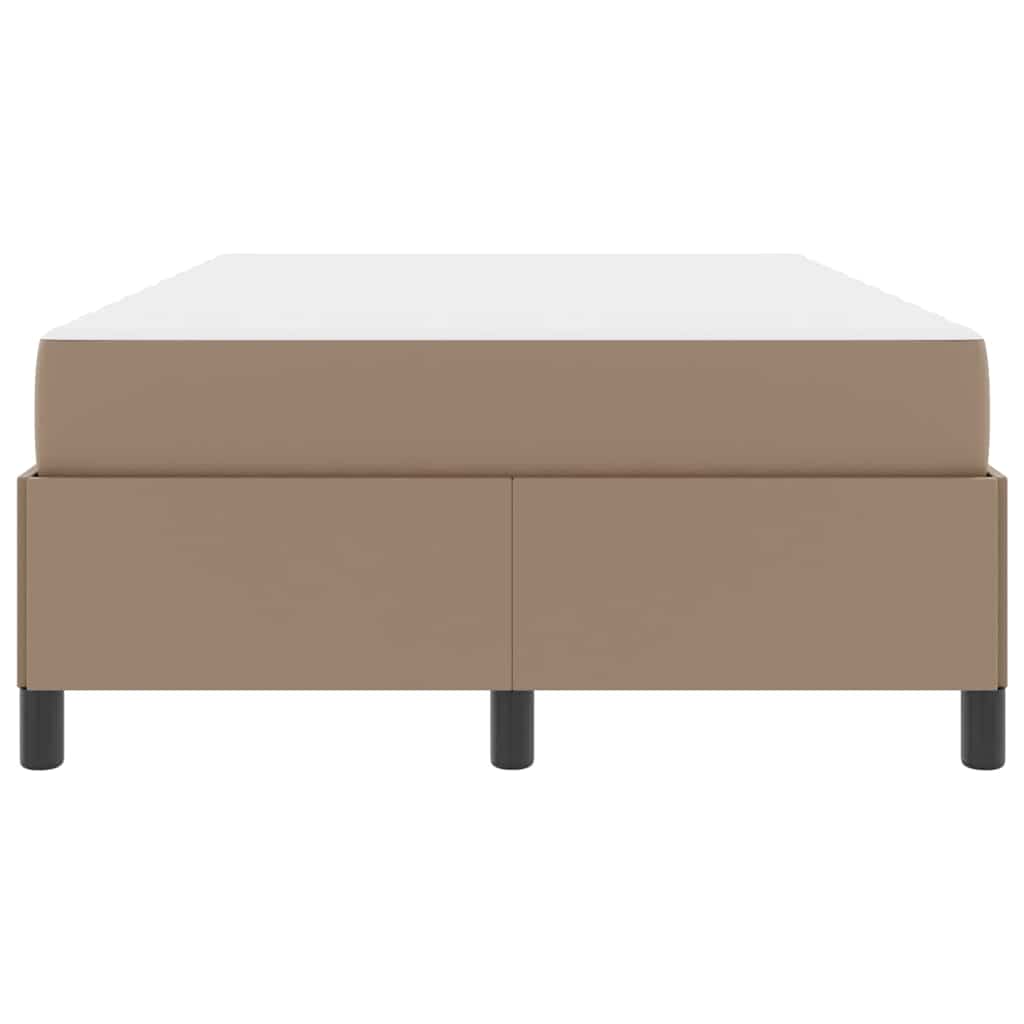 Sengeramme Med Madras Cappuccino 120 X 190 Cm Kunstlæder - Billede 6