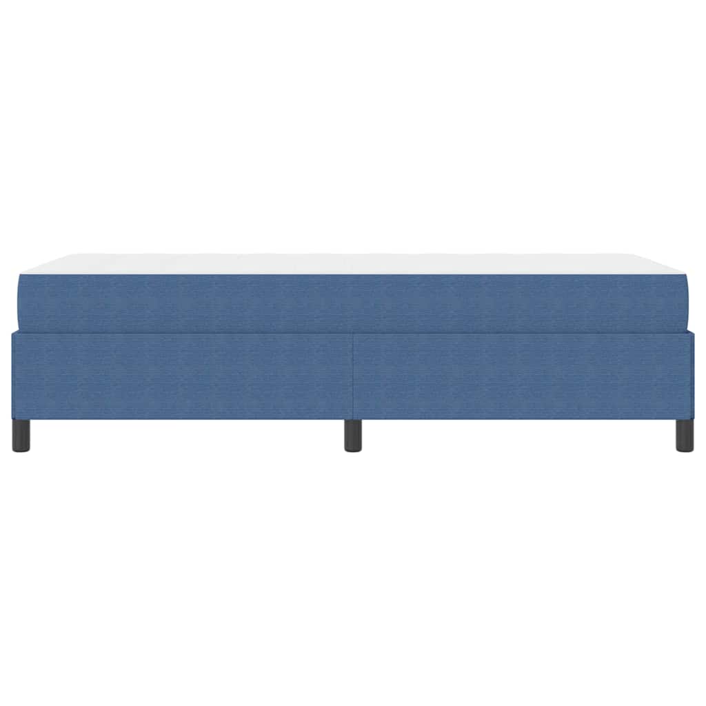 Sengestel Blå 100 X 200 Cm Corduroy Stof - Billede 7