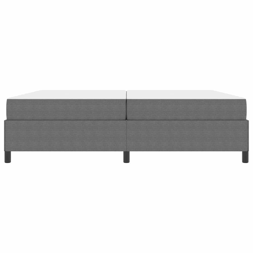 Sengestel Lysegrå 200 X 200 Cm Corduroy Stof - Billede 6