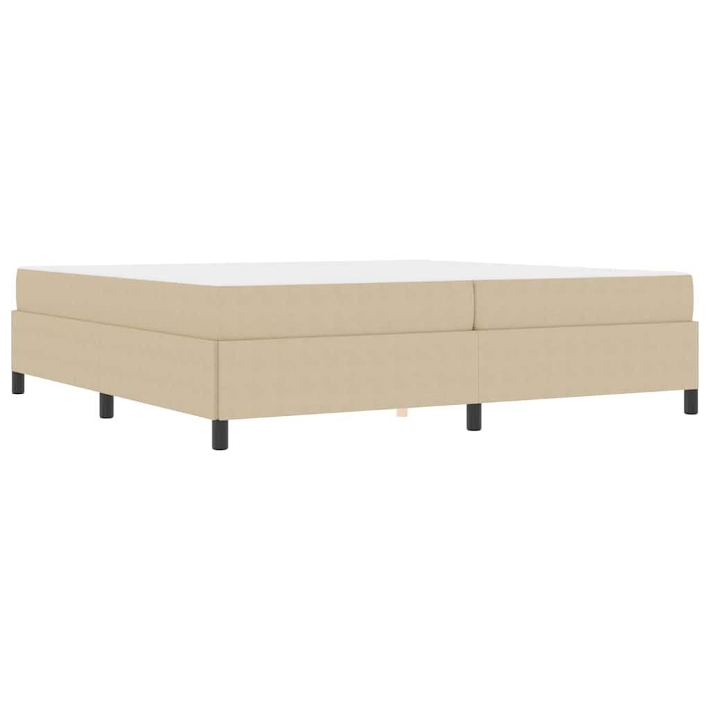 Sengestel Lysegrå 200 X 200 Cm Corduroy Stof - Billede 2