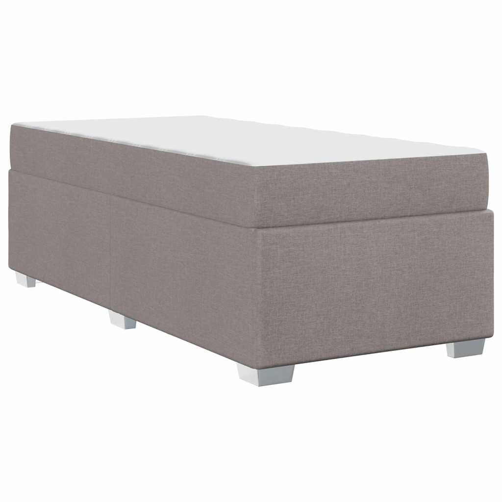 Sengestel Gråbrun 90 X 190 Cm Stof - Billede 8