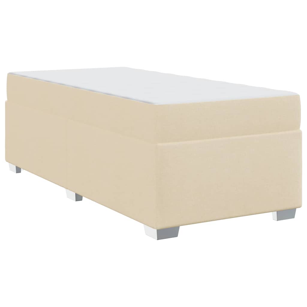 Sengestel Creme 100 X 200 Cm Stof - Billede 2