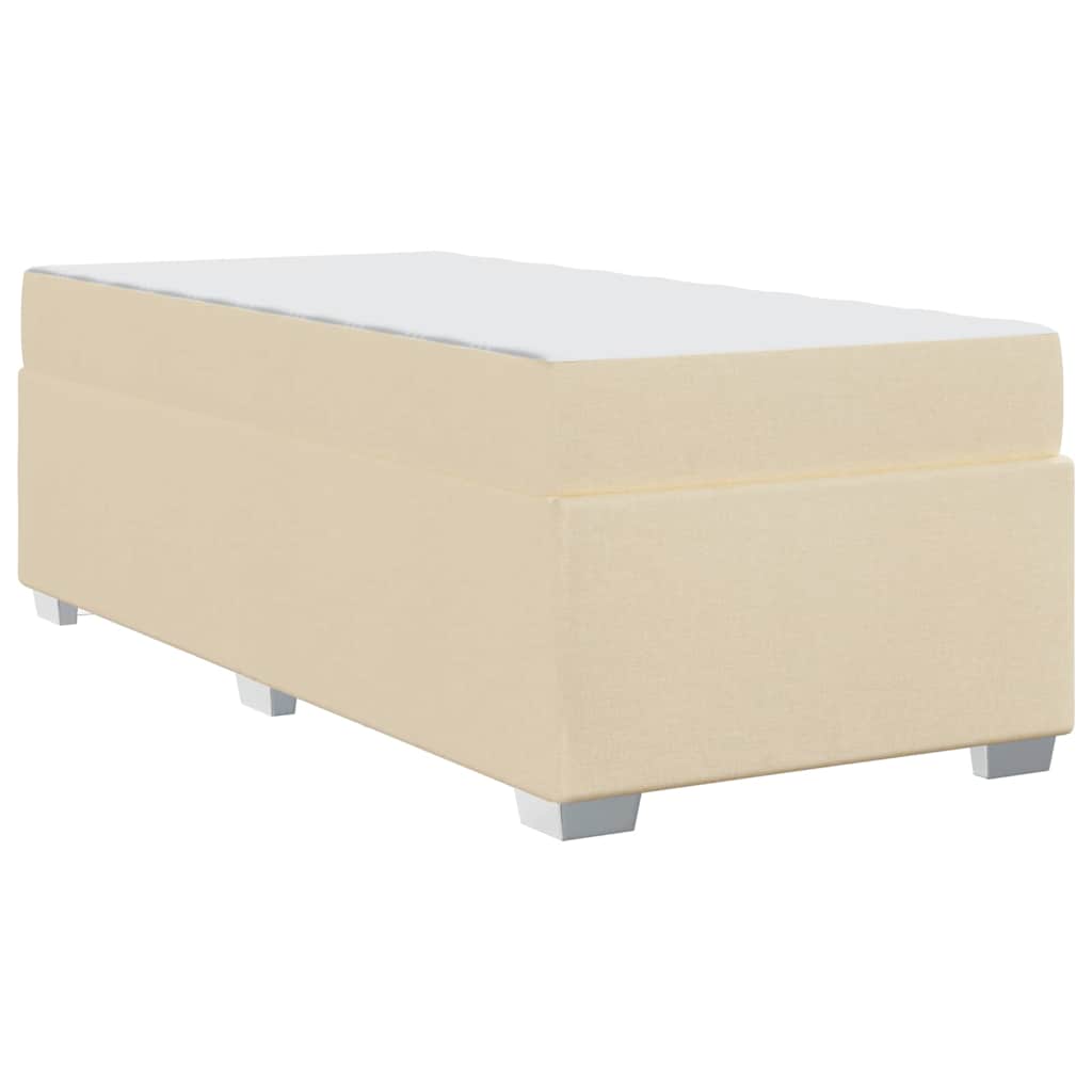 Sengestel Creme 100 X 200 Cm Stof - Billede 8