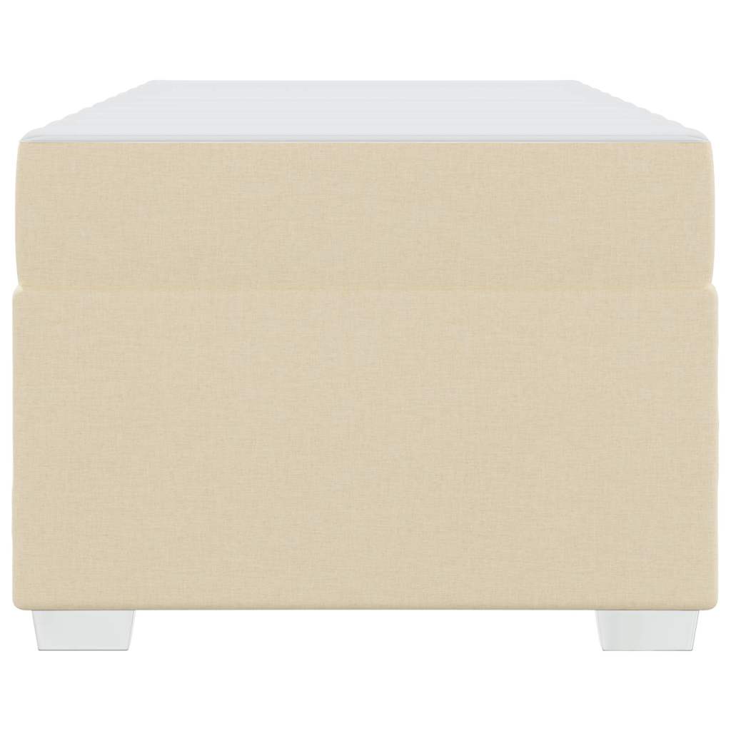 Sengestel Creme 100 X 200 Cm Stof - Billede 6