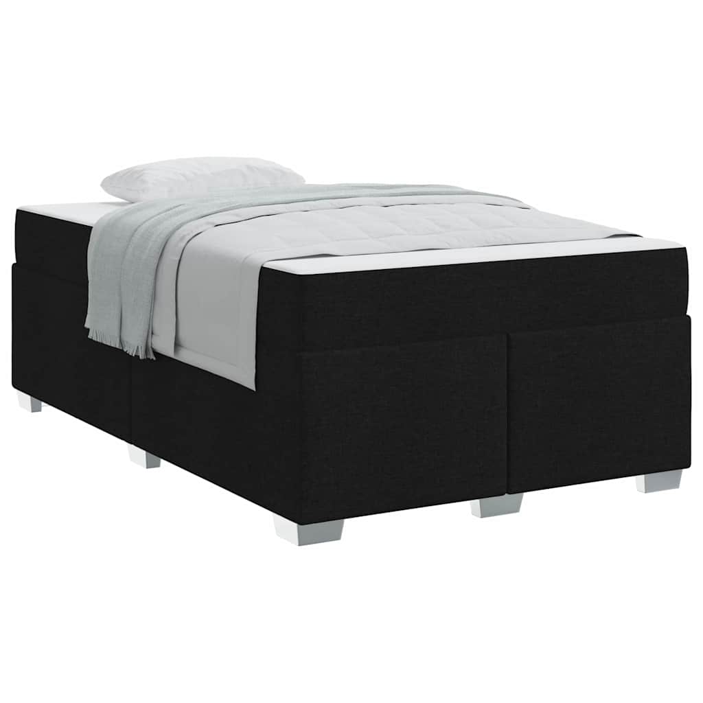 Sengestel Sort 120 X 200 Cm Stof - Billede 3