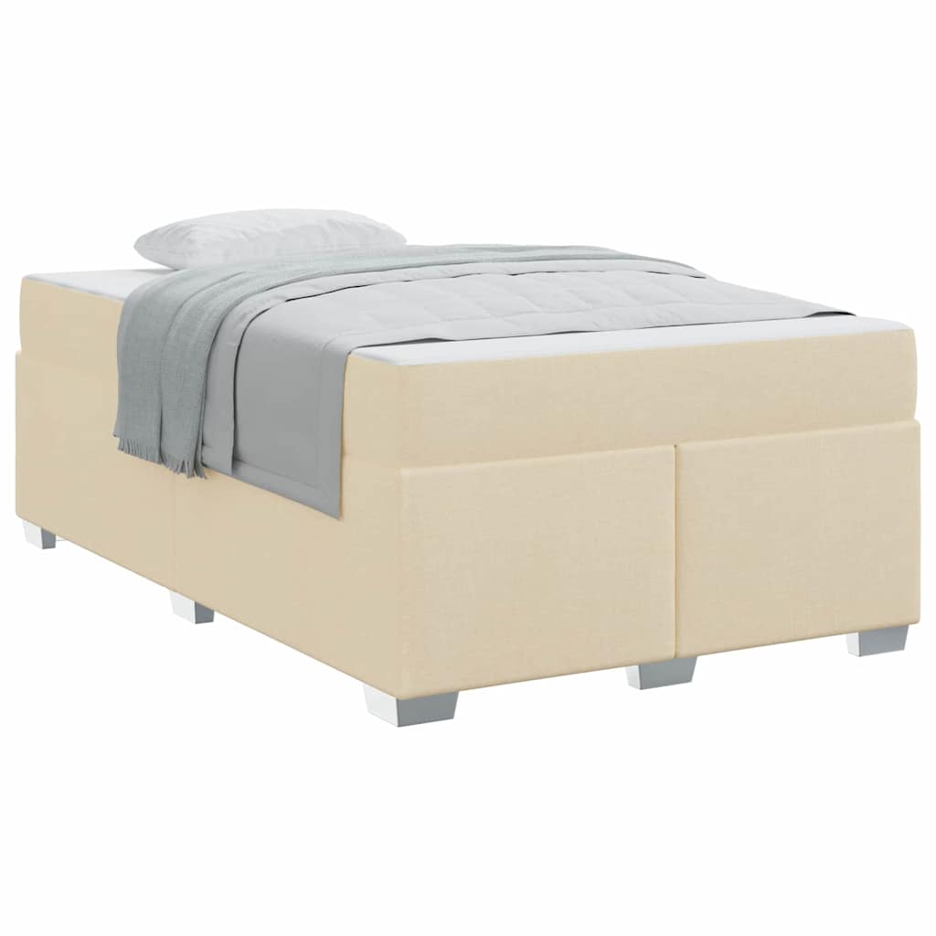 Sengestel Creme 120 X 200 Cm Stof - Billede 3