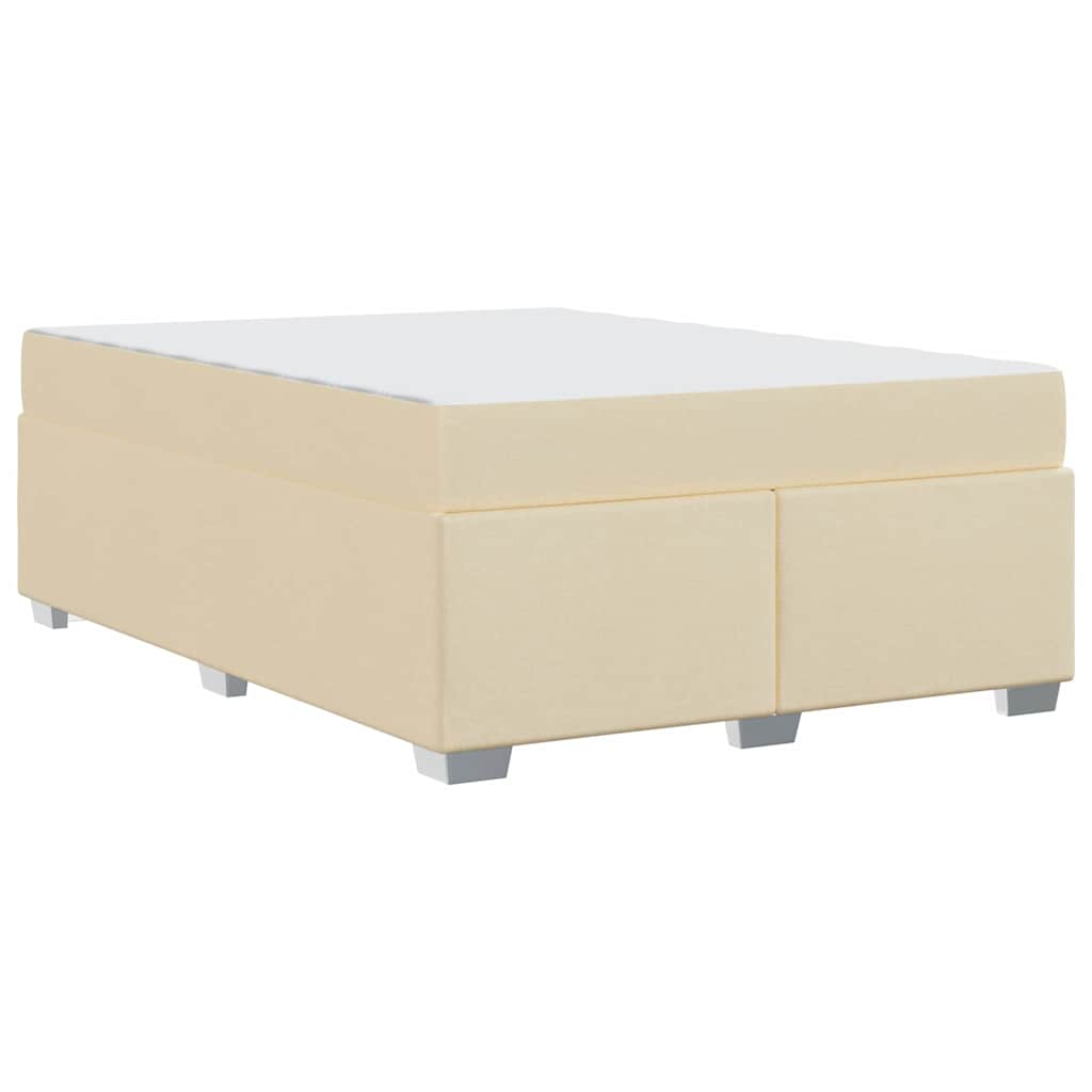 Sengestel Creme 160 X 200 Cm Stof - Billede 8