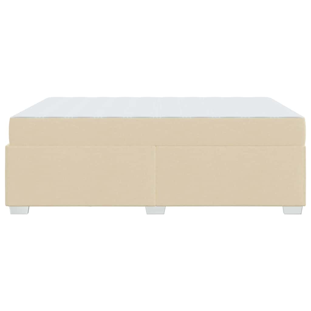 Sengestel Creme 160 X 200 Cm Stof - Billede 7
