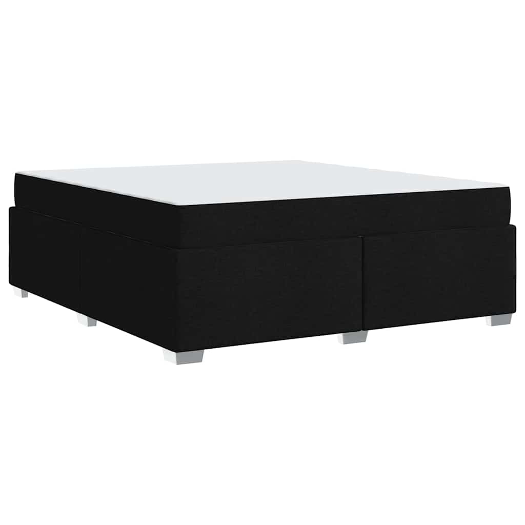 Sengestel Sort 180 X 200 Cm Stof - Billede 2