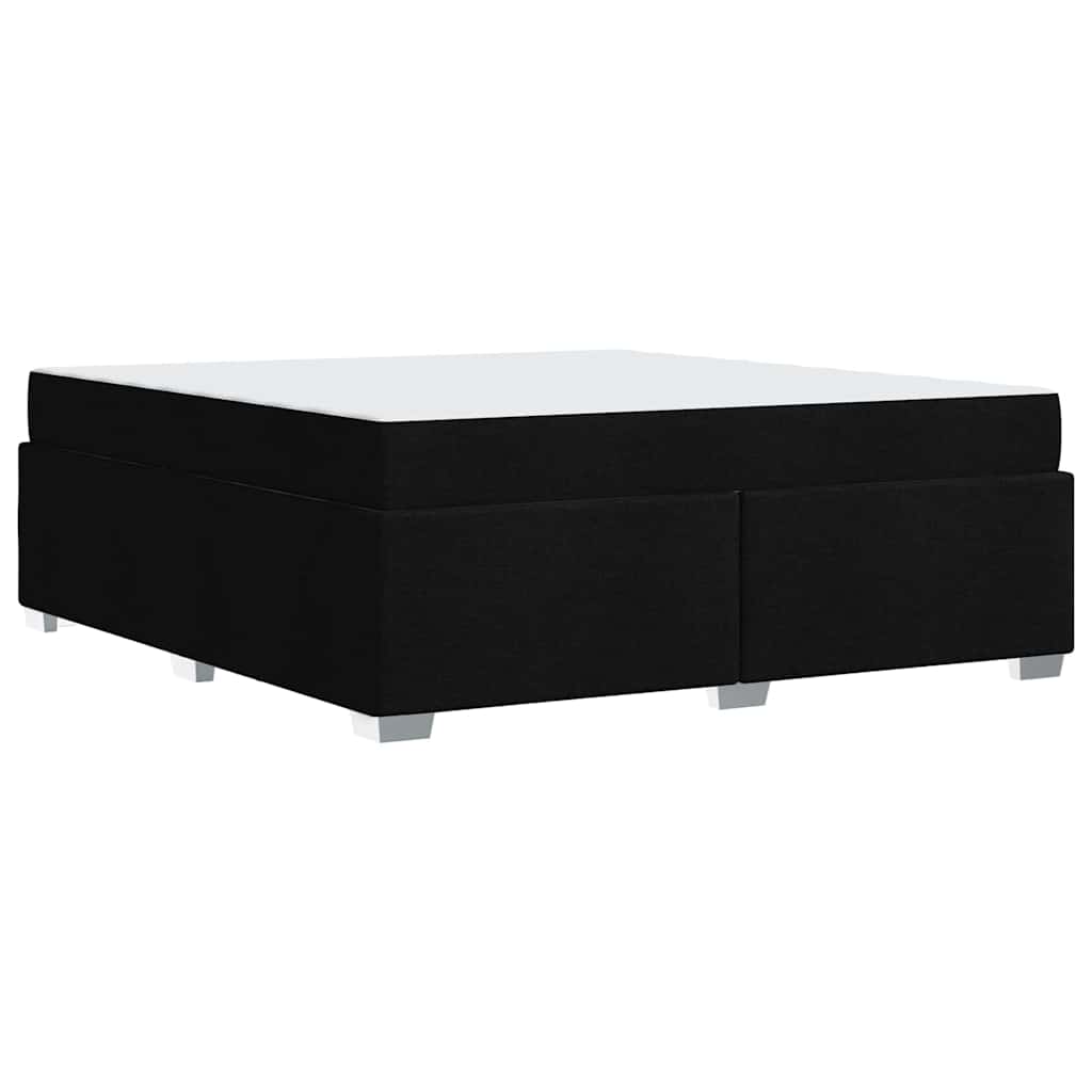 Sengestel Sort 180 X 200 Cm Stof - Billede 8