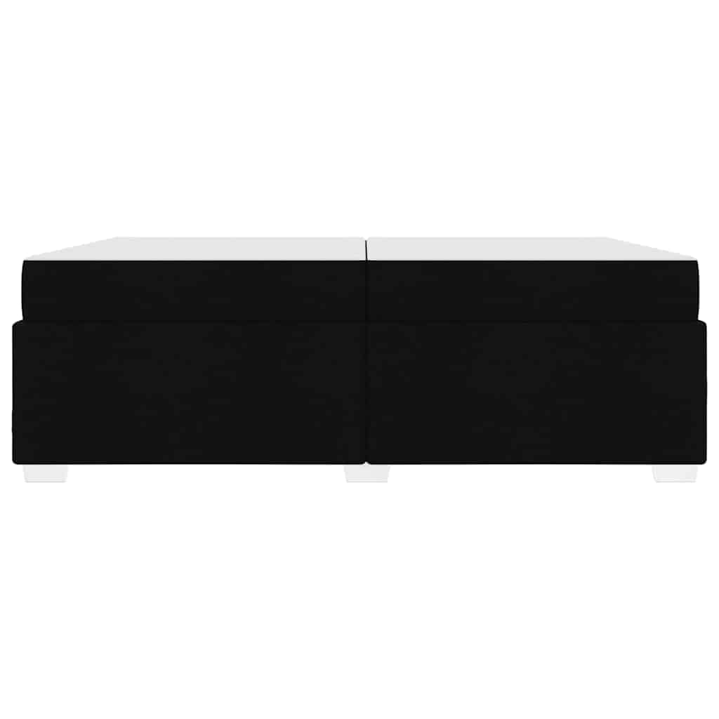 Sengestel Sort 200 X 200 Cm Stof - Billede 6