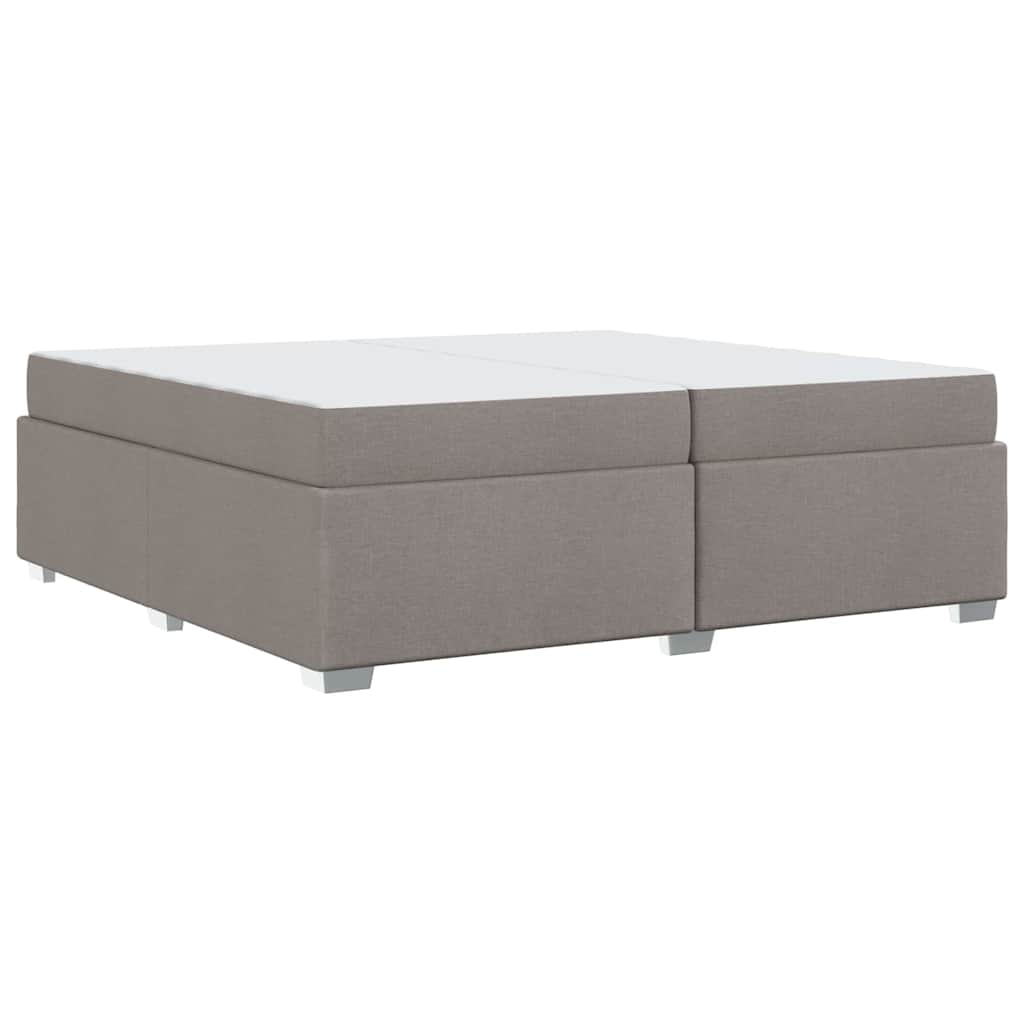 Sengestel Gråbrun 200 X 200 Cm Stof - Billede 2