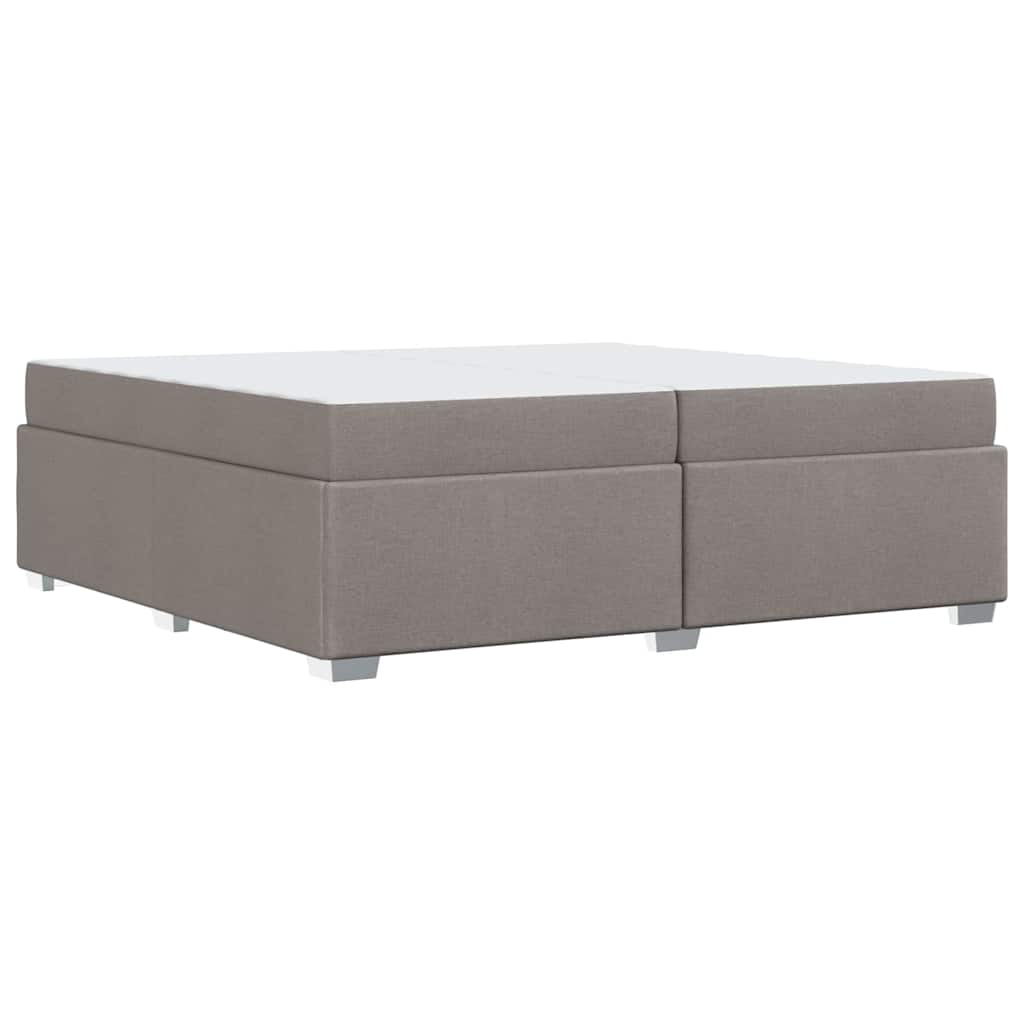 Sengestel Gråbrun 200 X 200 Cm Stof - Billede 8