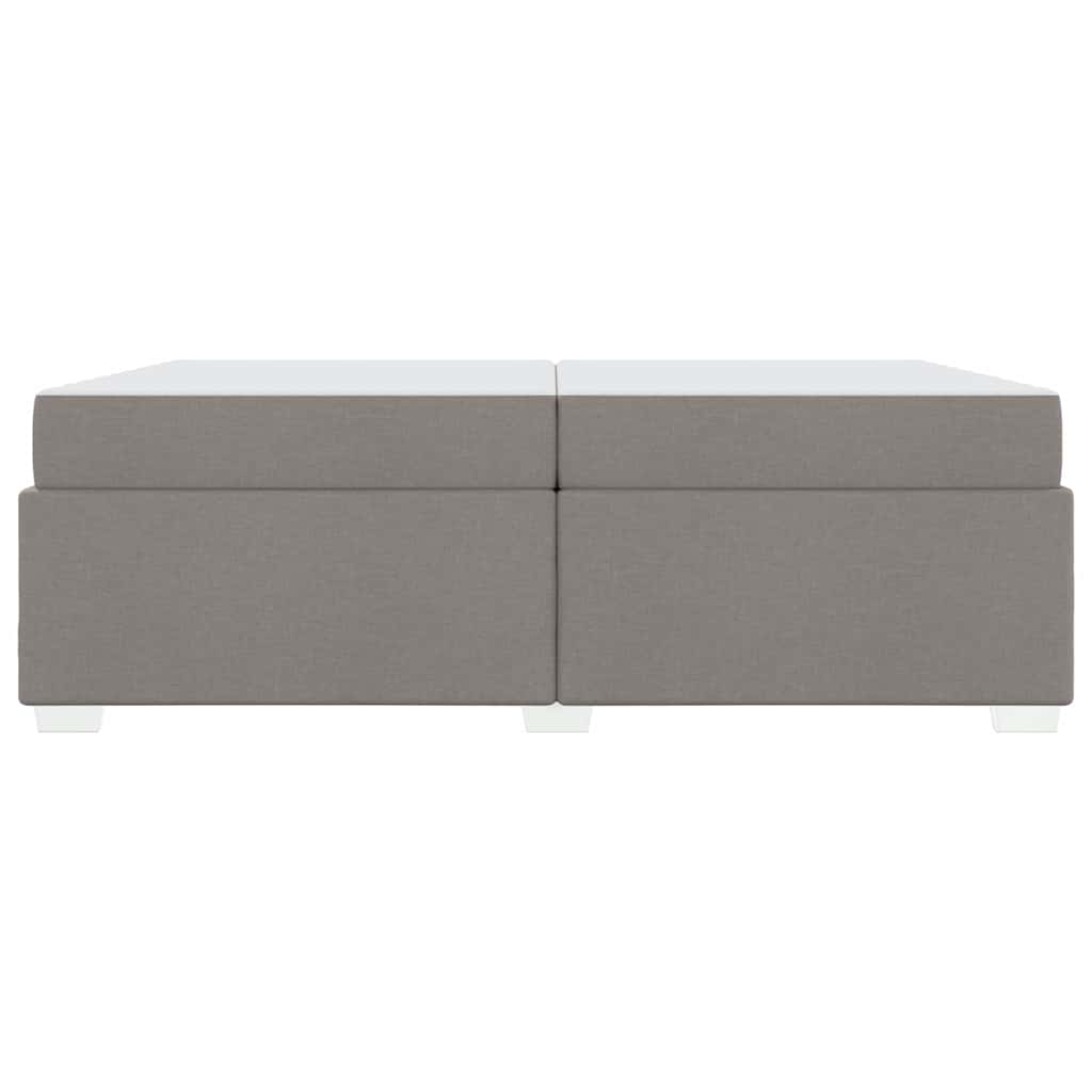 Sengestel Gråbrun 200 X 200 Cm Stof - Billede 6