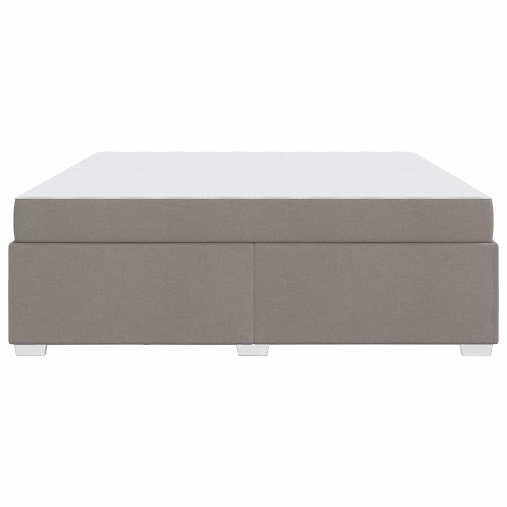 Sengestel Gråbrun 200 X 200 Cm Stof - Billede 7