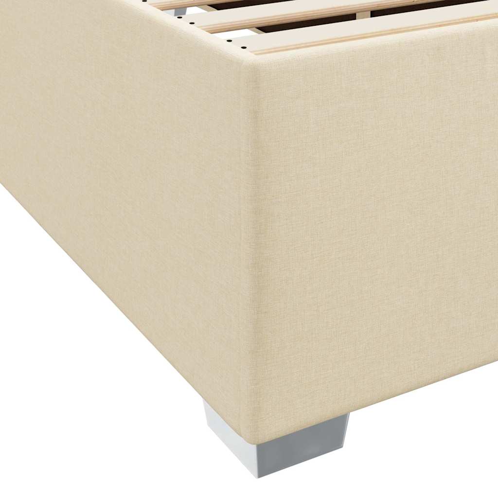 Sengestel Creme 200 X 200 Cm Stof - Billede 9