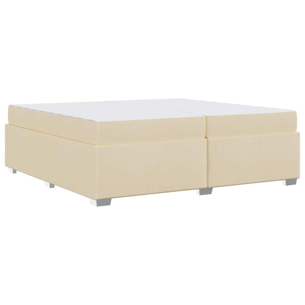 Sengestel Creme 200 X 200 Cm Stof - Billede 2