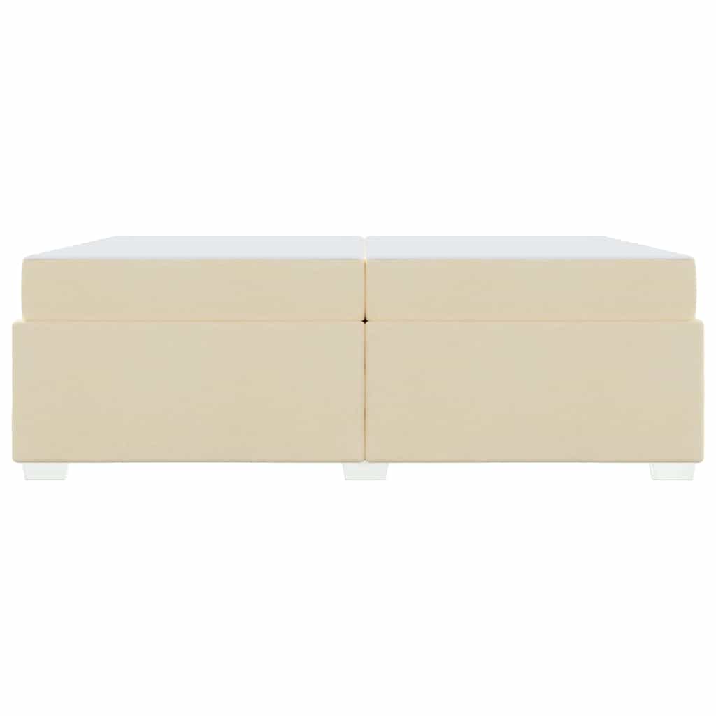Sengestel Creme 200 X 200 Cm Stof - Billede 6