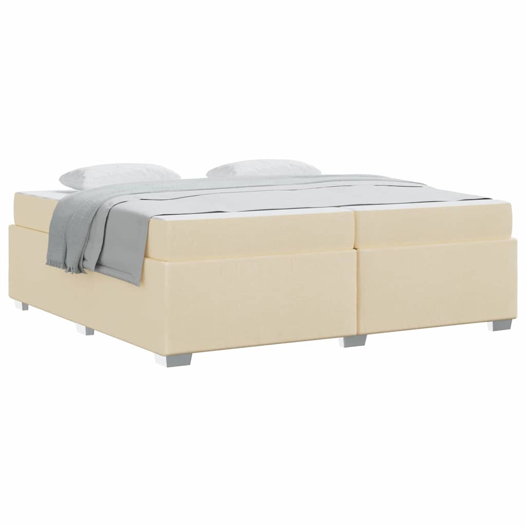 Sengestel Creme 200 X 200 Cm Stof - Billede 3