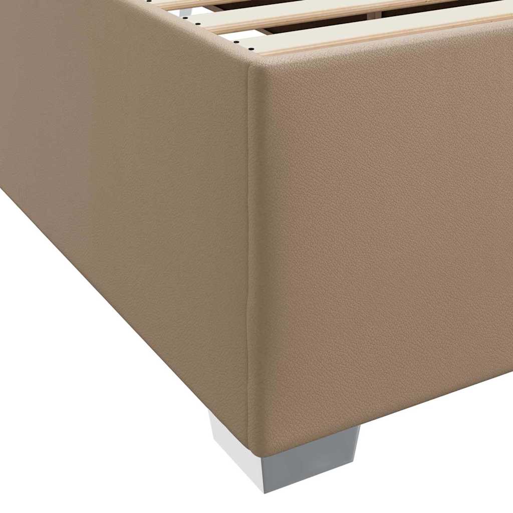 Sengestel Cappuccino 90 X 200 Cm Kunstlæder - Billede 9