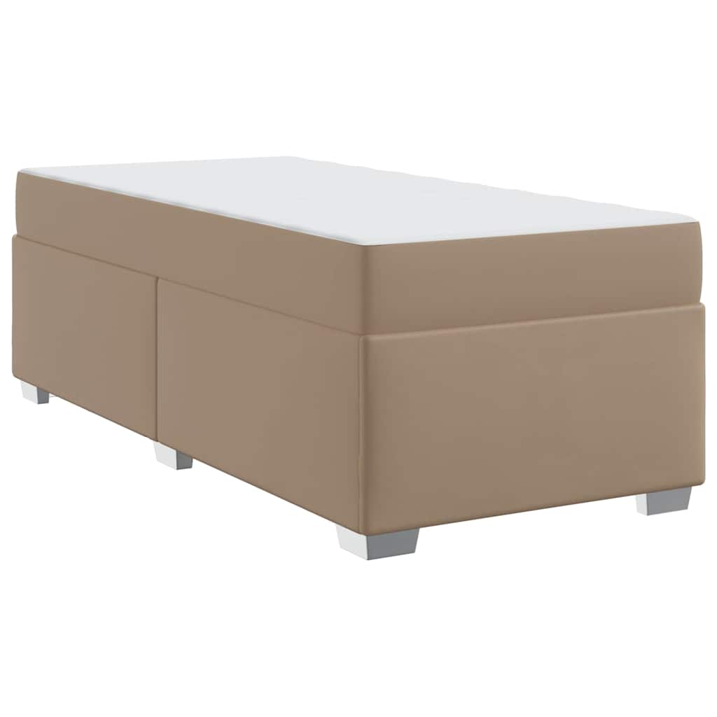 Sengestel Cappuccino 100 X 200 Cm Kunstlæder - Billede 2