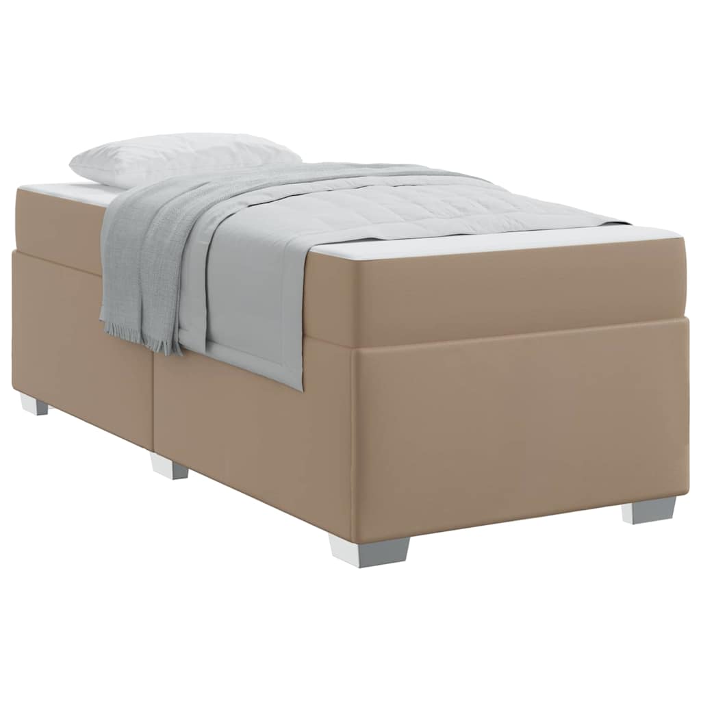 Sengestel Cappuccino 100 X 200 Cm Kunstlæder - Billede 3