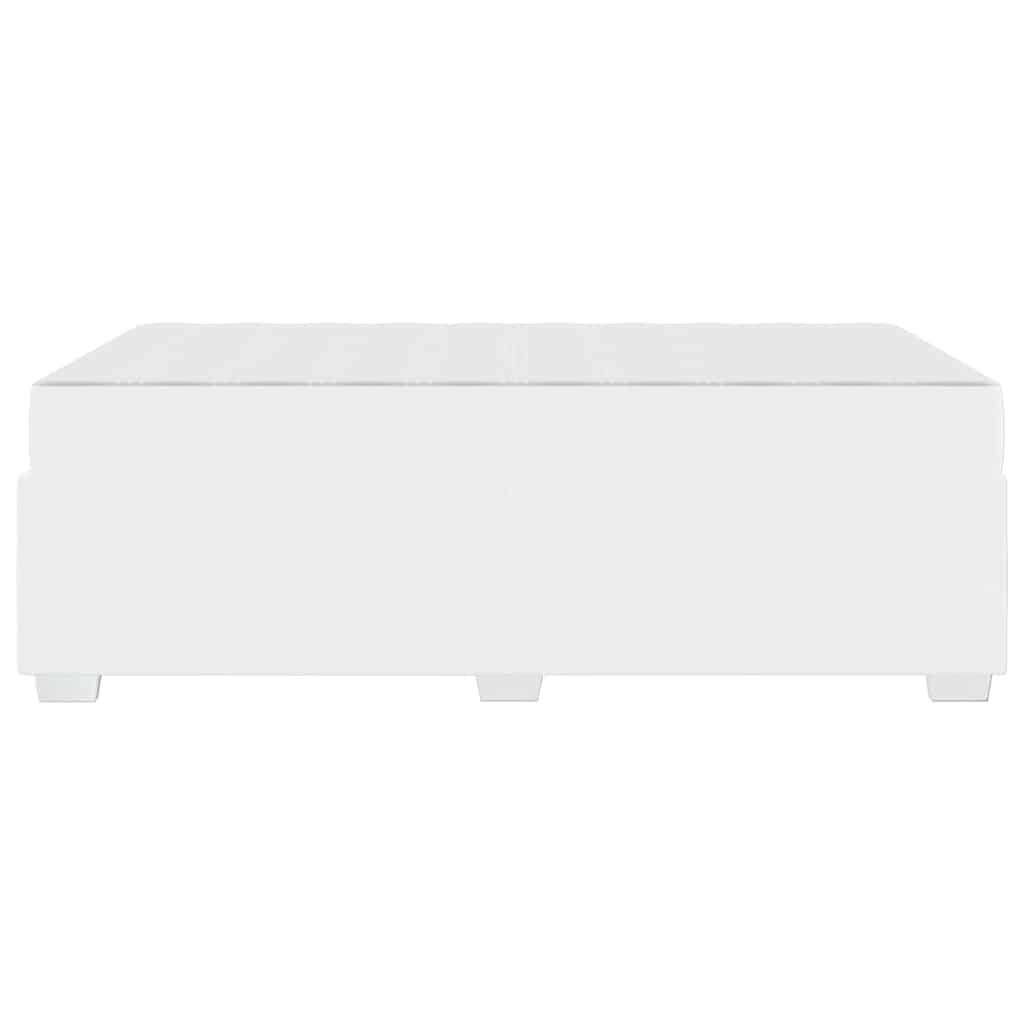 Sengestel Hvid 120 X 200 Cm Kunstlæder - Billede 7