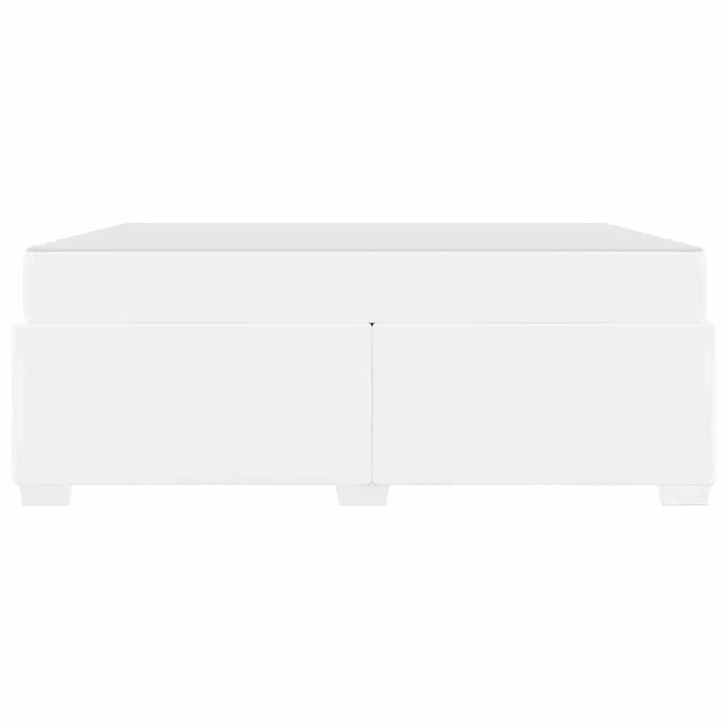 Sengestel Hvid 180 X 200 Cm Kunstlæder - Billede 6