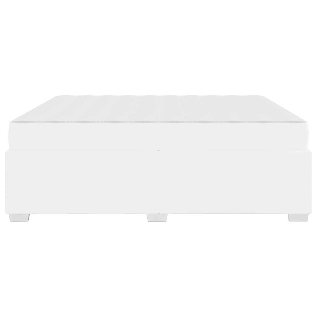 Sengestel Hvid 180 X 200 Cm Kunstlæder - Billede 7