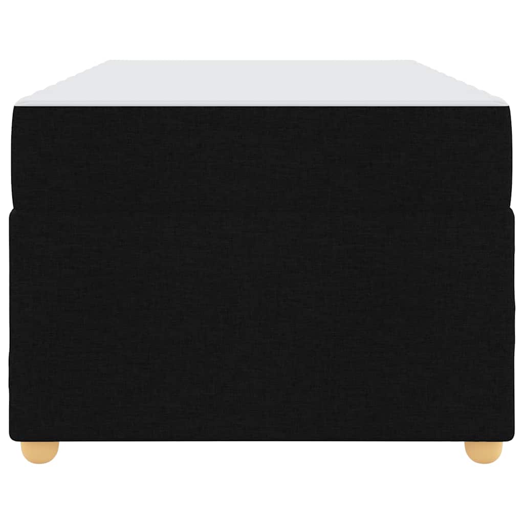 Sengestel Med Madras Sort 90 X 190 Cm Stof - Billede 6