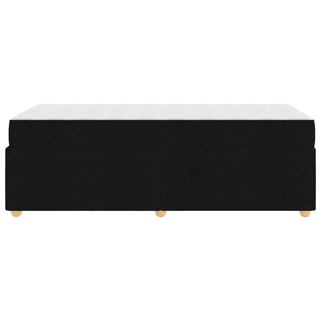 Sengestel Med Madras Sort 90 X 190 Cm Stof - Billede 7