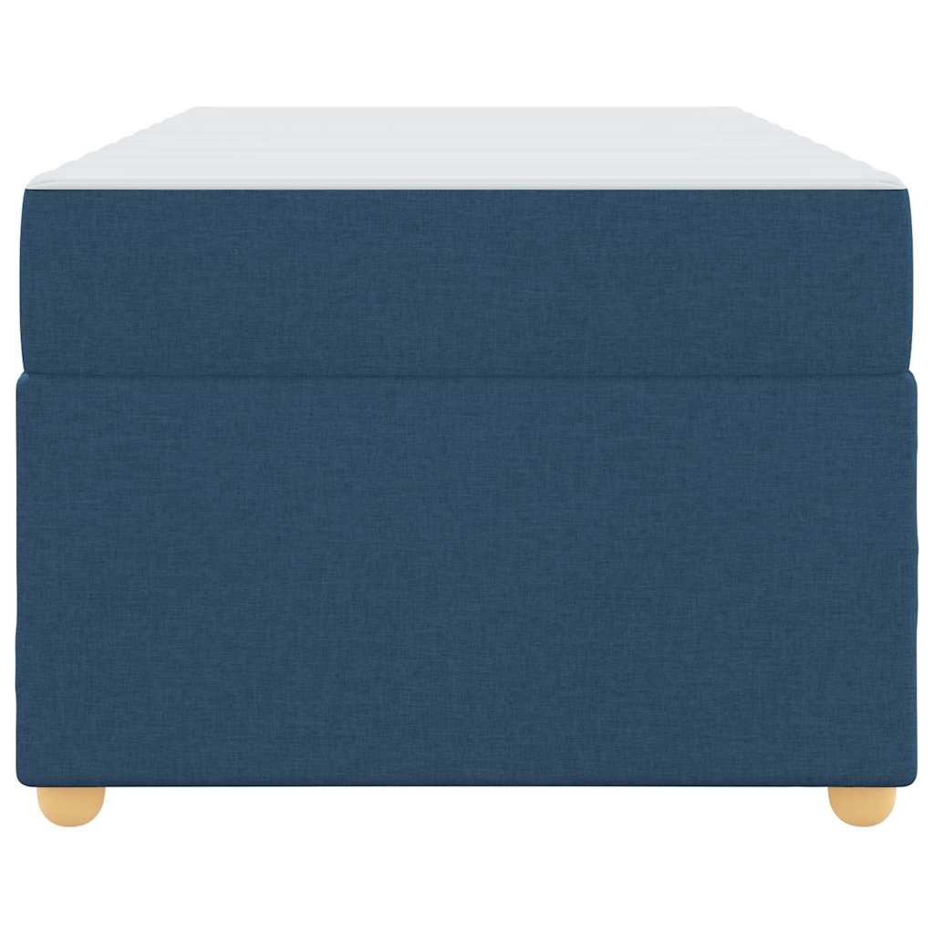 Sengestel Med Madras Blå 100 X 200 Cm Stof - Billede 6