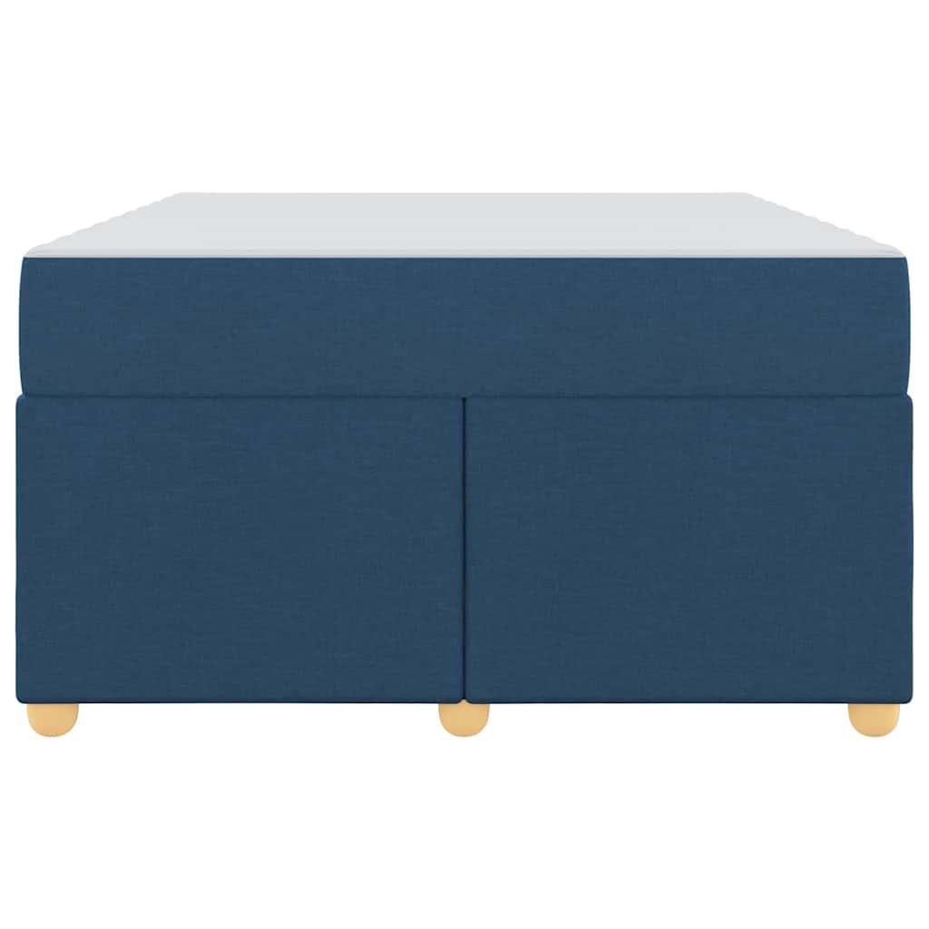 Sengestel Med Madras Blå 120 X 190 Cm Stof - Billede 6