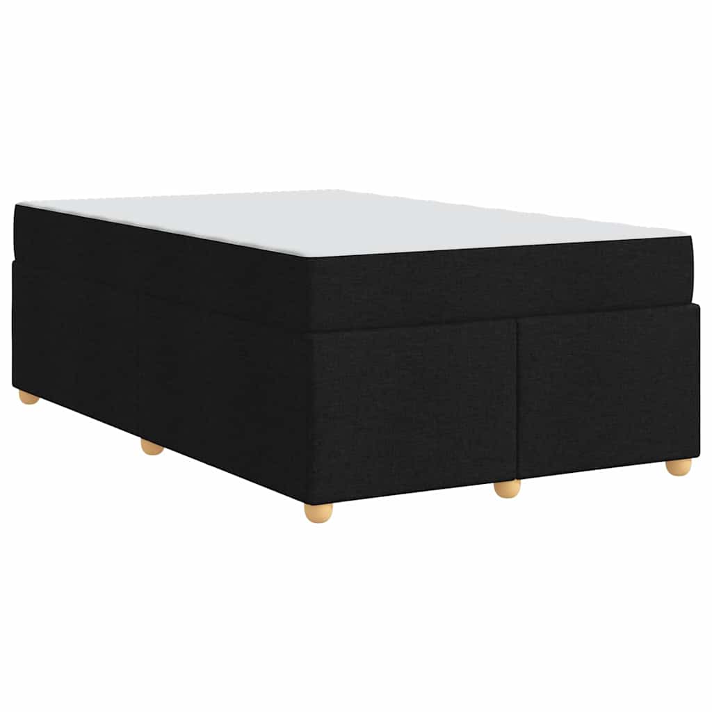 Sengestel Med Madras Sort 120 X 200 Cm Stof - Billede 8
