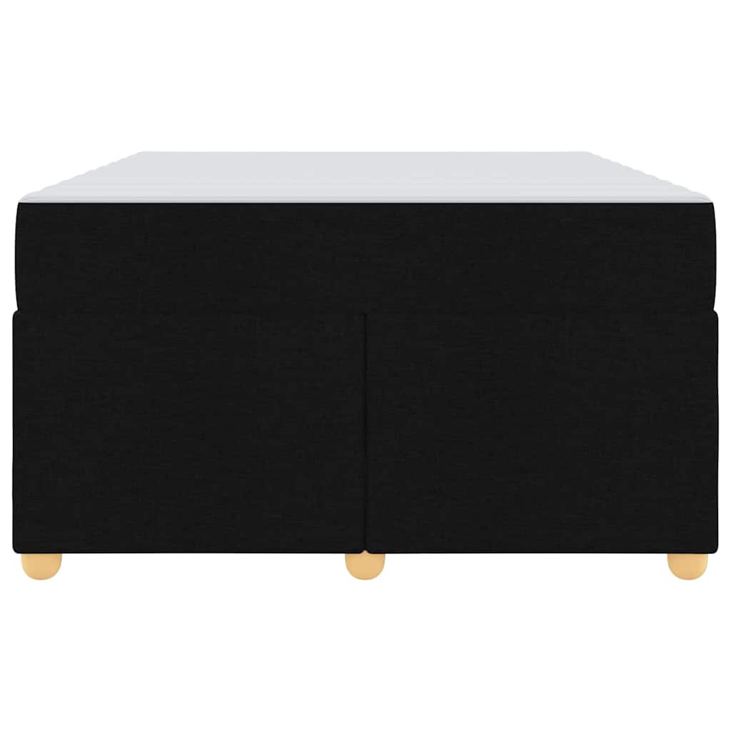 Sengestel Med Madras Sort 120 X 200 Cm Stof - Billede 6